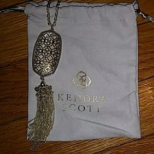 Kendra Scott Silver 30" Rayne Tassel Necklace